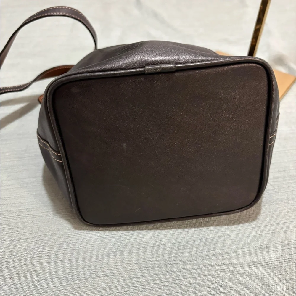 Coach Legacy Black Leather Drawstring Shoulder Bag Vintage Small